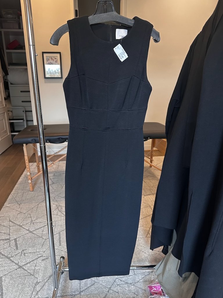 Cinq A Sept Body Con Midi Dress (Nwt) Size 8